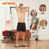 imageHOTWAVE Push Up Board Portable Pushup Board for Men Foldable Pushup Board Multifunctional Push Up Board 20 in 1 at Home Gym Pushup Handles for Chest Muscle Exercise Strength Training EquipmentBlackPlank Kit
