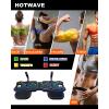 imageHOTWAVE Push Up Board Portable Pushup Board for Men Foldable Pushup Board Multifunctional Push Up Board 20 in 1 at Home Gym Pushup Handles for Chest Muscle Exercise Strength Training EquipmentBlackPlank Kit