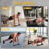 imageHOTWAVE Push Up Board Portable Pushup Board for Men Foldable Pushup Board Multifunctional Push Up Board 20 in 1 at Home Gym Pushup Handles for Chest Muscle Exercise Strength Training EquipmentPushupboard