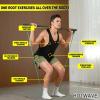 imageHOTWAVE Resistance Band BarPortable Plus Length Strength Training BarAdjustable 33quot45quotFull Body Exercise Power Lifting Fitness Barat Home Workout Equipment