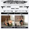 imageHOTWAVE Resistance Band BarPortable Plus Length Strength Training BarAdjustable 33quot45quotFull Body Exercise Power Lifting Fitness Barat Home Workout Equipment