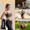 imageHOTWAVE Resistance Bands Bar with Ab RollerPortable Home Gym Strength Training Equipment Squats Bench PressesWeightlifting Full Body Workout