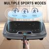 imageHOTWAVE Vibration Plate Exercise Machine for Lymphatic Drainage Power Vibrating Plates Platform for Weight Loss  Whole Body Shaker Vibration Plate Machine Home Gym Shaping Fitness WorkoutGray
