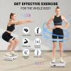 imageHOTWAVE Vibration Plate Exercise Machine for Lymphatic Drainage Power Vibrating Plates Platform for Weight Loss  Whole Body Shaker Vibration Plate Machine Home Gym Shaping Fitness WorkoutWhite