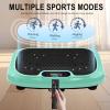 imageHOTWAVE Vibration Plate Exercise Machine for Lymphatic Drainage Power Vibrating Plates Platform for Weight Loss  Whole Body Shaker Vibration Plate Machine Home Gym Shaping Fitness WorkoutBlue