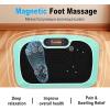imageHOTWAVE Vibration Plate Exercise Machine for Lymphatic Drainage Power Vibrating Plates Platform for Weight Loss  Whole Body Shaker Vibration Plate Machine Home Gym Shaping Fitness WorkoutBlue