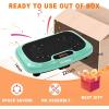 imageHOTWAVE Vibration Plate Exercise Machine for Lymphatic Drainage Power Vibrating Plates Platform for Weight Loss  Whole Body Shaker Vibration Plate Machine Home Gym Shaping Fitness WorkoutBlue