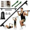 imageHOTWAVE Resistance Band BarPortable Plus Length Strength Training BarAdjustable 33quot45quotFull Body Exercise Power Lifting Fitness Barat Home Workout Equipment