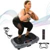 imageHOTWAVE Vibration Plate Exercise Machine for Lymphatic Drainage Power Vibrating Plates Platform for Weight Loss  Whole Body Shaker Vibration Plate Machine Home Gym Shaping Fitness WorkoutGray